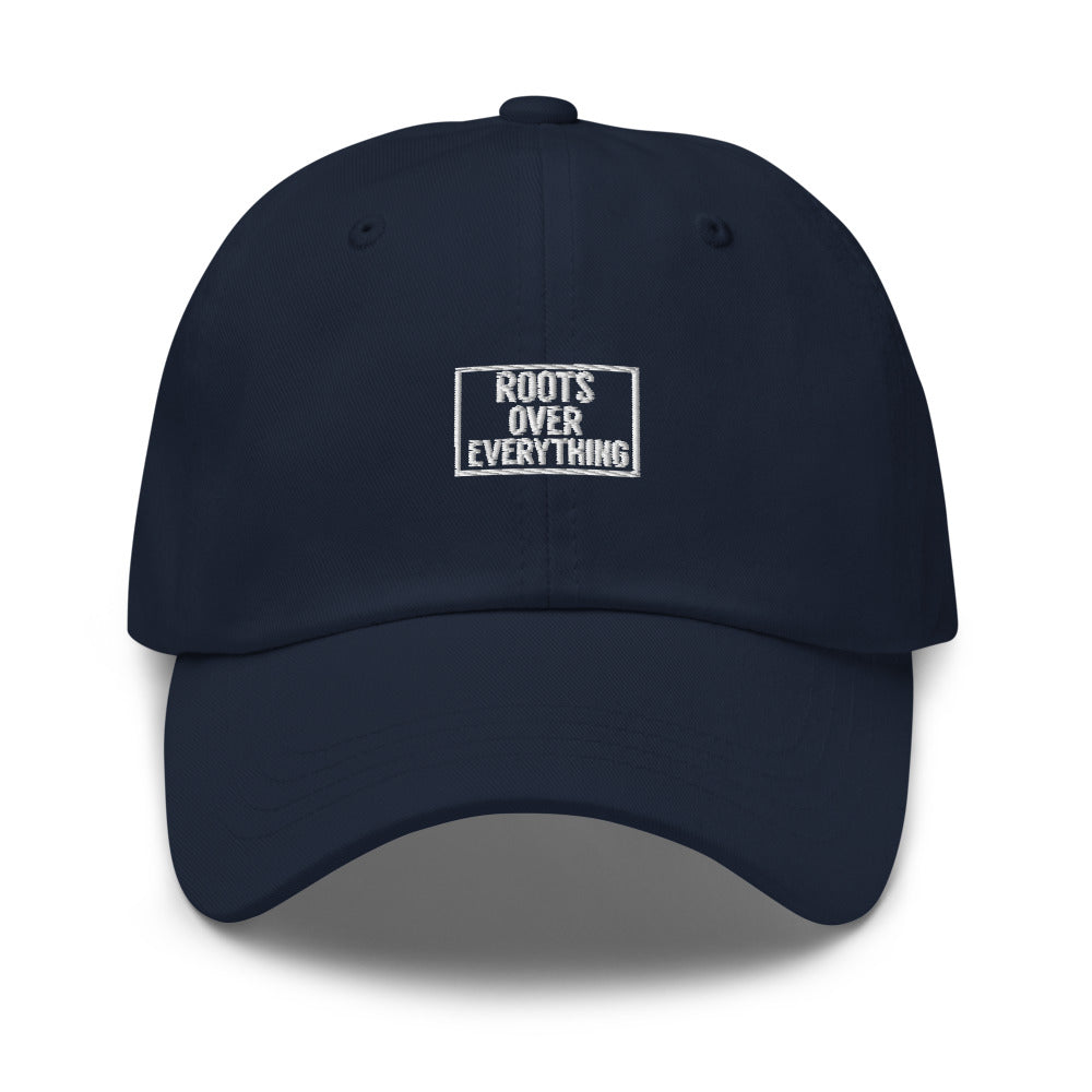 Navy Roots Dad hat