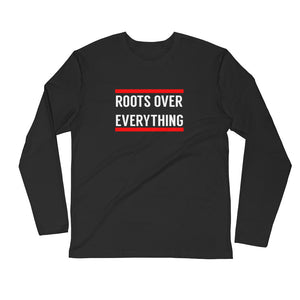 Run Roots Long Sleeve Fitted Crew