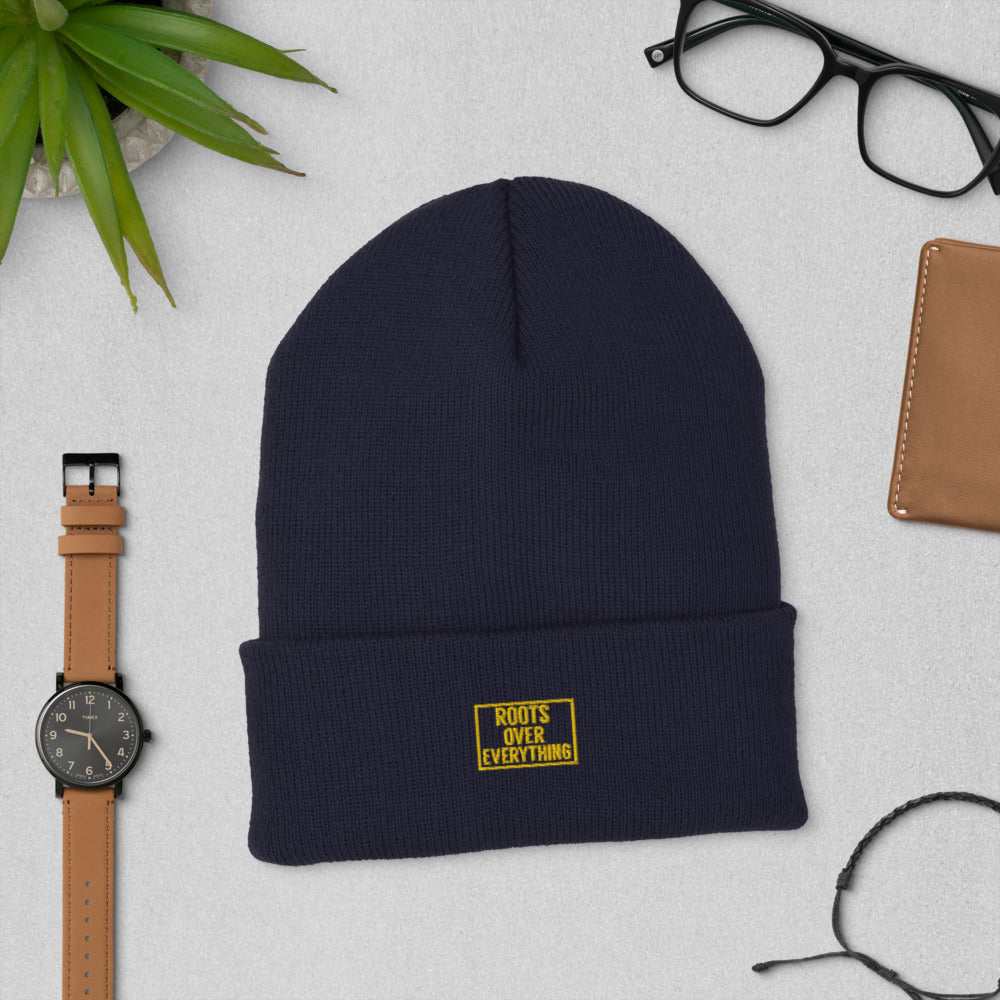 Cuffed Roots Beanie