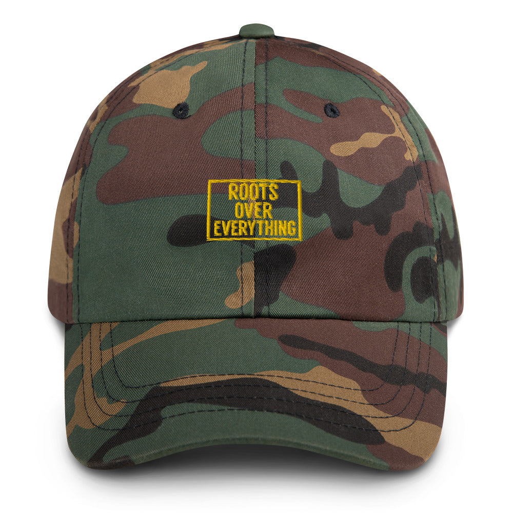 Camo Roots Dad hat